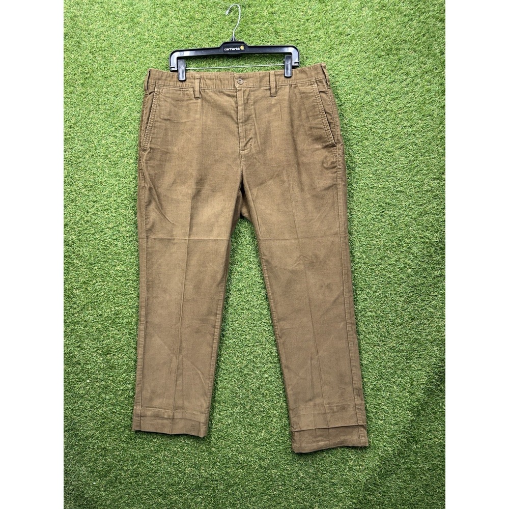 Orvis Pants Mens 38x30 Corduroy Straight Leg Brisbane Moss Classic Fit Gorpcore